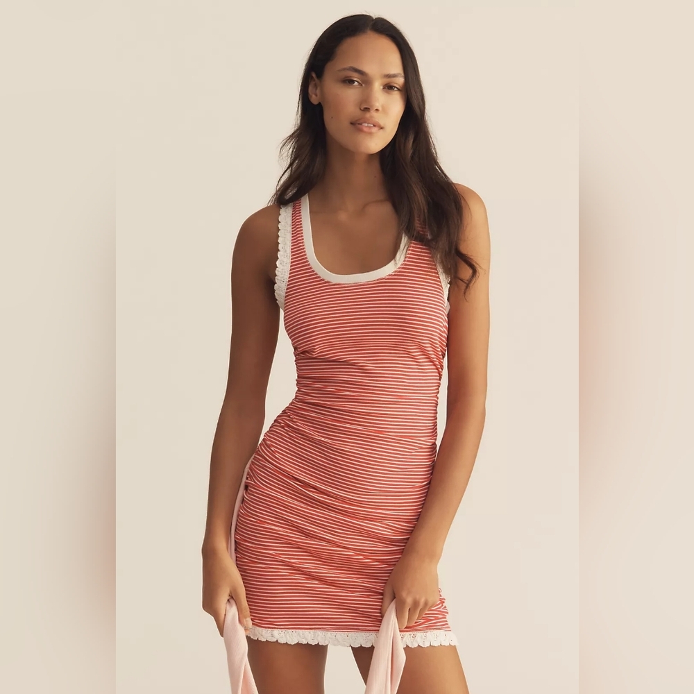 Daily Practice Day Trip Ruffled Mini Dress